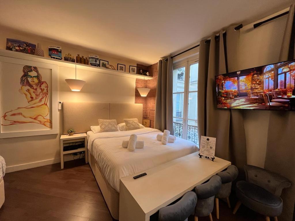 Apartamento Studio Pompidou - Rue Des Temples 3 Places París Exterior foto